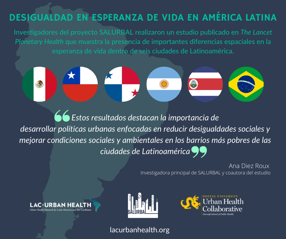 Spanish graphic about life expectancy inequality